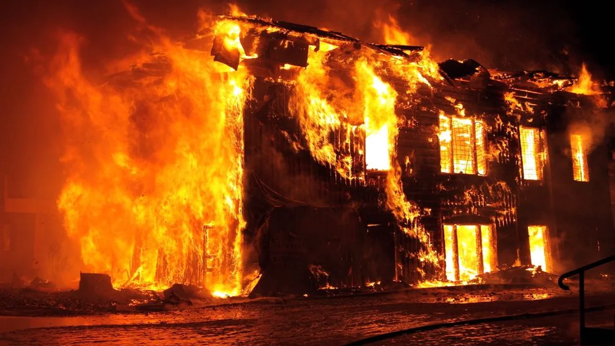 Localized fire in Kisela voda, one firefighter damaged