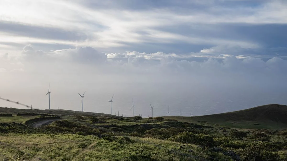 The production of electricity from hydropower and wind power in the mine this year has been cut in half