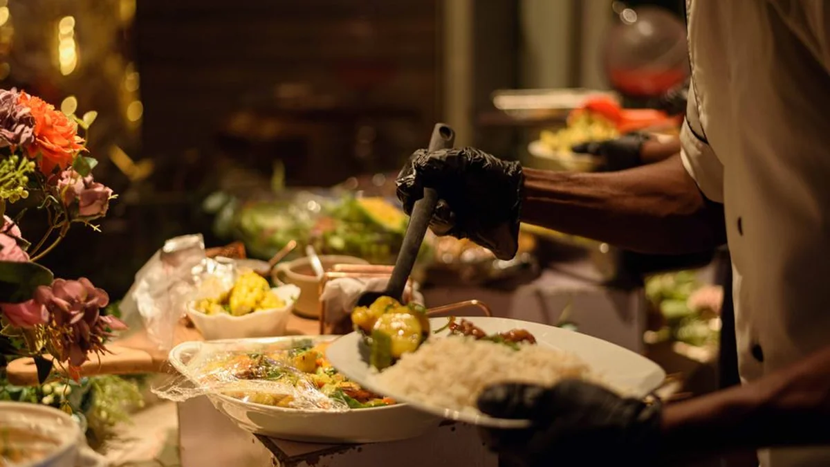 The value of the catering services in June was 2.6% higher than the previous year’s average