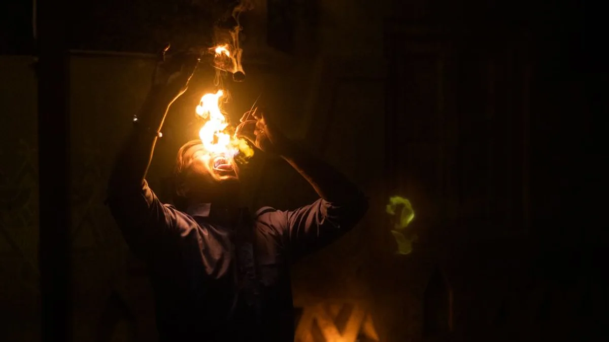 (Video) GORI VO TZ LEPTOKARIA – The food and drink establishment burned